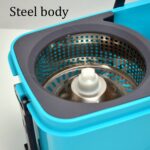 Quick Spin Mop – Plastic Floor Cleaner with Big Bucket & Easy Wheels - Sleeve Design by Nari Haat, Indian ethnic we...