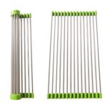 FOLDABLE DRAIN RACK KITCHEN SINK ROLL UP DISH DRYING RACK PORTABLE DISH RACK - Image 3