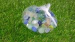 Glass Gem Stone, Flat Round Marbles Pebbles for Vase Fillers, Attractive pebbles for Aquarium Fish Tank. - Full Detai...