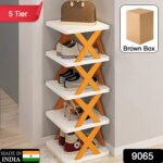 5-Layer Shoe Rack for Small Spaces & Easy Storage - With Dupatta by Nari Haat, Indian ethnic wear, women clothing, de...