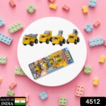 Mini Construction Truck Toys Construction Vehicles Alloy Truck Head,  Toy For Boy Girl Toddler Gifts - With Dupatta b...