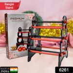 Bangle Stand 3 Step Bangle Storage Organizer Suitable For Display & Home - Fabric Detail by Nari Haat, Indian ethnic ...