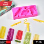Fancy Ice Candy Mould Maker – Food-Grade Reusable Molds for All Ages - Closeup Embroidery by Nari Haat, Indian ethn...