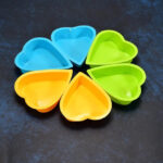 Heart-Shaped Silicone Cake Mold – Baking Tools & Bakeware (Pack of 6) - Front View by Nari Haat, Indian ethnic wear...