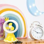 Princess Portable Fan – Bright Color Desktop USB & Battery Operated (Battery Not Included) - Neckline Detail by Nar...