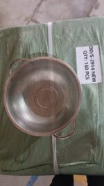 Stainless Steel Rice Vegetables Washing Bowl Strainer Collapsible Strainer. - Full Detail by Nari Haat, Indian ethnic...