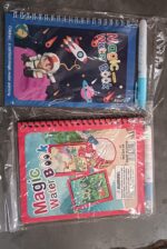 Magic Water Quick Dry Book Water Coloring Book Doodle with Magic Pen Painting Board - Full Detail by Nari Haat, India...