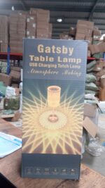 Crystal Table Lamp , Touch Control Atmosphere Nightstand Lamp With USB Charging Line - Full Detail by Nari Haat, Indi...