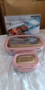 stainless Steel Lunch Pack for Office & School Use - Full Detail by Nari Haat, Indian ethnic wear, women clothing, de...