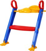 3 in 1 Kids / Toddler Potty Toilet Seat with Step Stool Ladder (Multicolour) - Front View by Nari Haat, Indian ethnic...