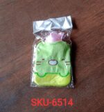 Green Kitty Hot Water Bag with Cover for Pain Relief & Warmth - Full Detail by Nari Haat, Indian ethnic wear, women c...