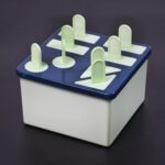 Plastic Kulfi Mold, Kulfi Molds 8 pcs Tray Ice Cream Mold (Brown Box) - Front View by Nari Haat, Indian ethnic wear, ...