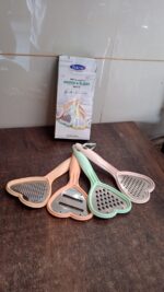 Heart Grater Set and Heart Grater Slicer Used for Grating and Slicing of Fruits, vegetables - Fabric Detail by Nari H...