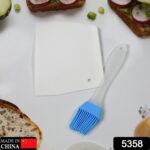 Silicone Spatula & Brush with Cake Scraper Set for Baking & Cooking (2 Pc Set) - Image 2