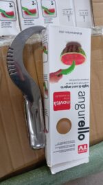 Watermelon Slicer – Stainless Steel Corer & Cutter, Multi-Purpose Fruit Tool - Fabric Detail by Nari Haat, Indian e...