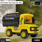 Big Heavy Duty Unbreakable Toy Truck with Sound | Friction Powered Oil-Water Tanker - With Dupatta by Nari Haat, Indi...