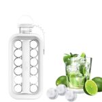 Foldable Ice Tray with Lid, 2-in-1 Ice Ball Maker - Image 9