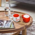 King & Queen Printed Couple Matching Coffee / Tea Plastic Coffee Mug (300ml Set of 2) - Neckline Detail by Nari Haat,...