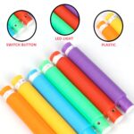 Colourful Tubes Sensory Toys Stretch Fidget Tube Toys Pull Tubes Fidget Toys - Back View by Nari Haat, Indian ethnic ...