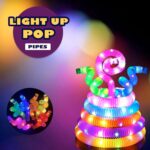 Colourful Tubes Sensory Toys Stretch Fidget Tube Toys Pull Tubes Fidget Toys - Neckline Detail by Nari Haat, Indian e...