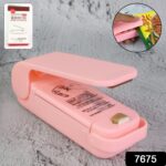 Mini Plastic Bag Sealer – Portable Heat Sealing Machine (Battery Operated / 1 Pc) - Fabric Detail by Nari Haat, Ind...