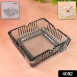 Square Glass Misti Crystal Quality Cigar Cigarette Ashtray - With Dupatta by Nari Haat, Indian ethnic wear, women clo...