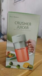 Portable Crusher Juicer With Handle & Straw, USB Rechargeable Multi Blades (420 ML) - Image 16