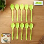 Set of 10 Fancy Spoons for Eating and Serving Food