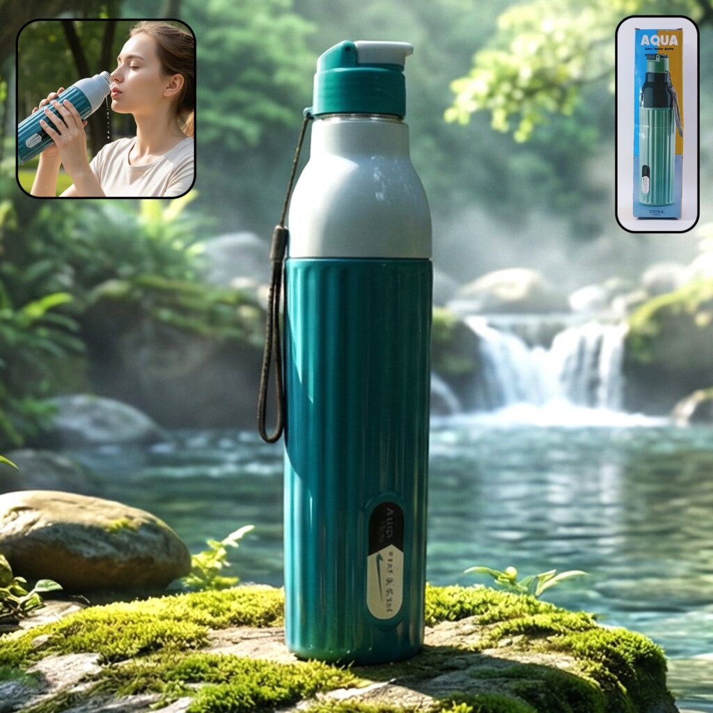 Aqua Sports Sipper Water Bottle with Flip Lock Cap
