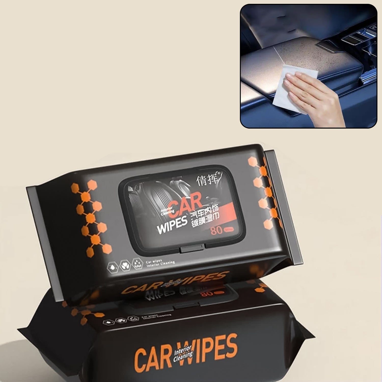 01_18baec4f-23c5-4d38-828d-df4f7671ffa2.jpg Car Dashboard Scratch Remover Tissue (80 Pcs Set) - Image 1