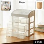 3 Layer Multipurpose Desktop Storage Organizer - Image 2