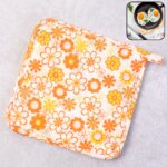 Kitchen Heat Resistant Quilted Pot Holder & Oven Mitt Pad (1 Pc / 16x16 Cm) - Image 7