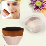 Perfect Foundation Makeup Brush with Portable Case (1 Pc)