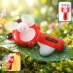 Hand Press Mini Portable Fan Toy (1 Pc, Mix Color & Design)