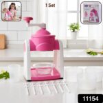 Manual Ice Crusher Machine (1 Set Pink Color) - Image 2