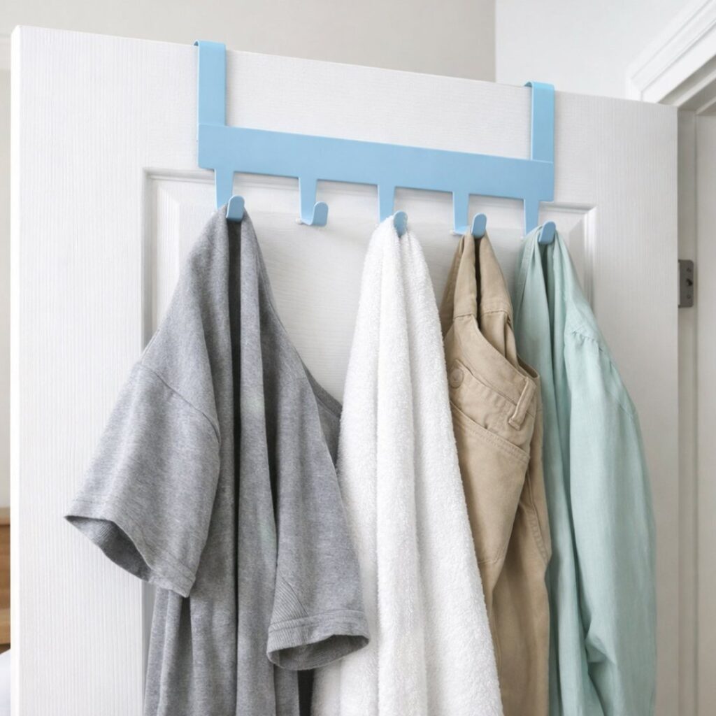 Multi Purpose Metal 5 Hook Hanging Rack