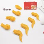 Cute Chicken Wing & Leg Erasers for Kids & Students (8 Pc Set) - Image 8