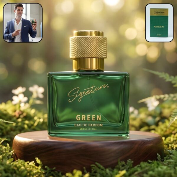 Signature Green Eau De Perfume 30 ML bottle for men