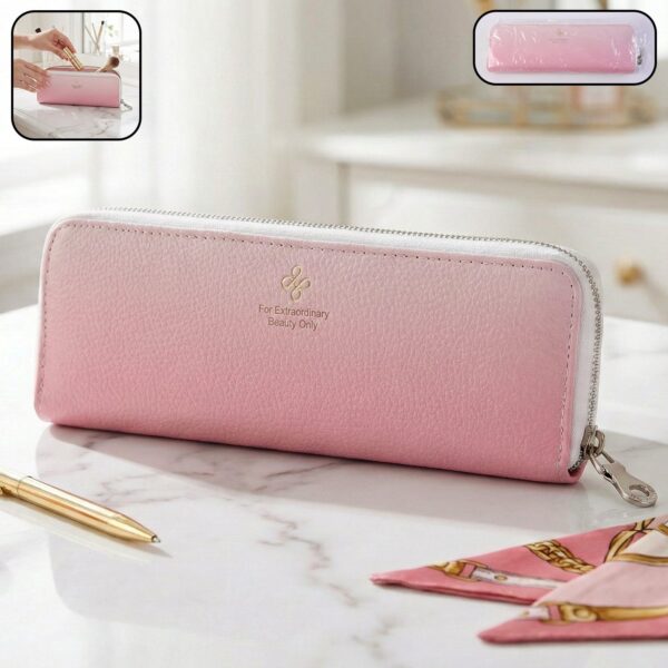 Premium Makeup Brush Storage Pouch with Zip Closure