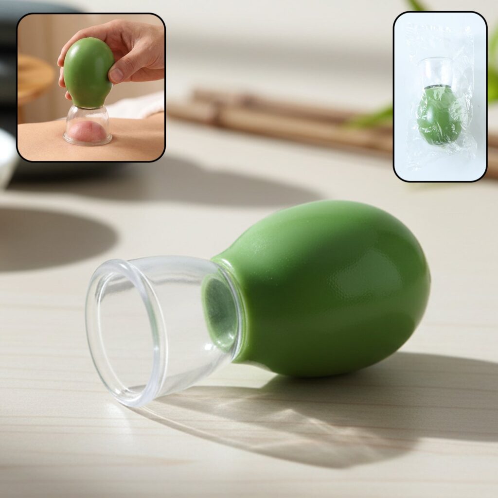 Manual Silicone Vacuum Cupping Therapy Cup