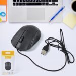 Wired optical mouse for computer laptop