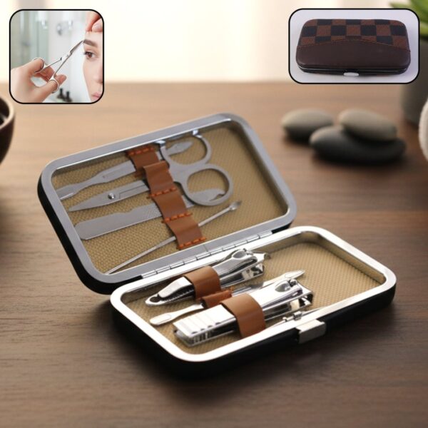 7 in 1 Premium Manicure Pedicure Grooming Kit (1 Set)