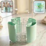 Multipurpose 5 Compartment Rotating Pen Holder