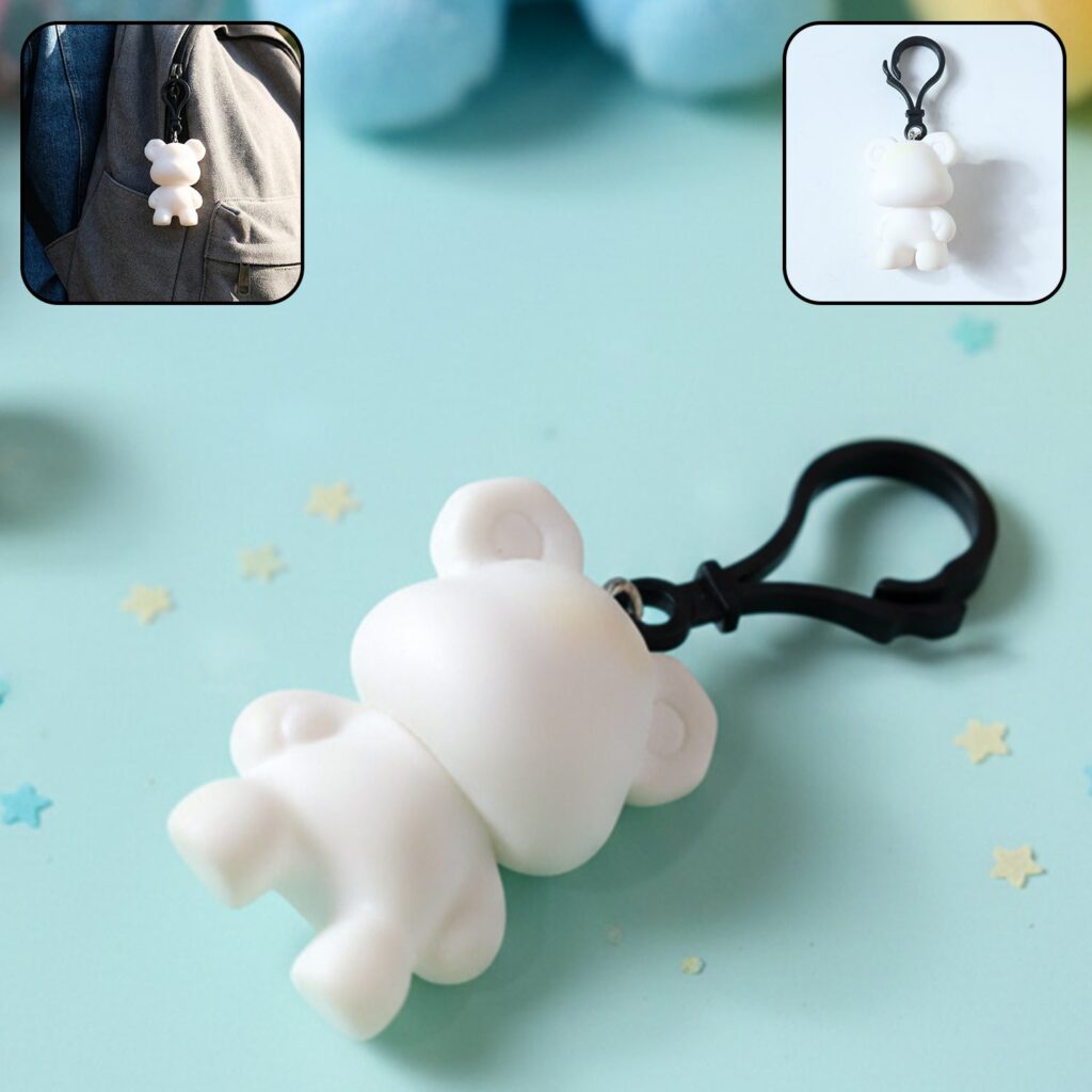 Cute Bear Figure Keychain for Bags and Keys