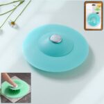 Flexible Silicone Sink Drain Cover and Hair Catcher Strainer