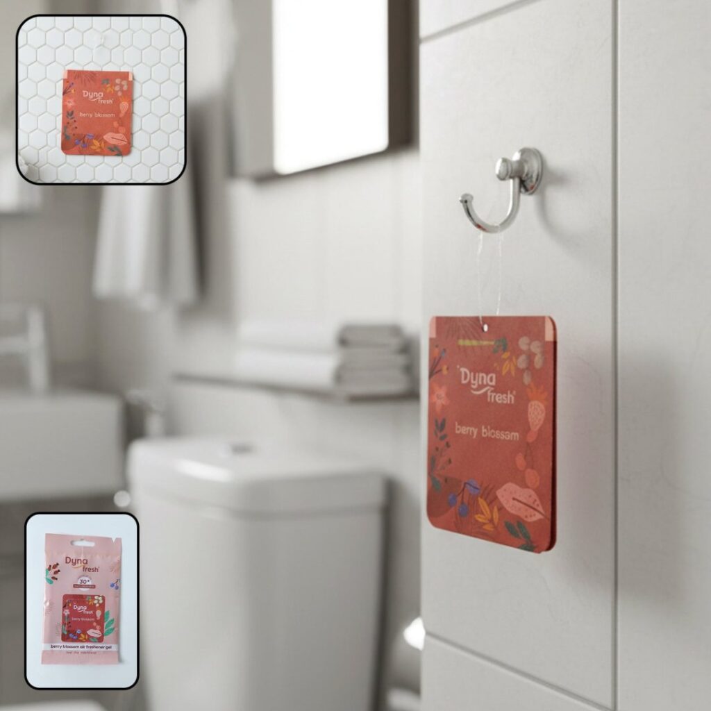 Hanging Bathroom Berry Blossom Air Freshener Gel