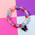 Premium Multicolor Crackle-Bead Stretch Bracelet (1 Pc) - Image 6