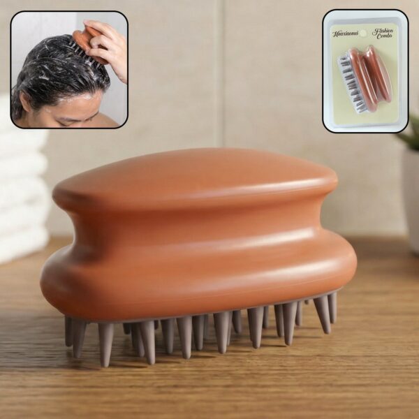 Manual Scalp Massage Shampoo Brush