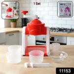 Manual Ice Snow Maker Machine (1 Set Red Color) - Image 2