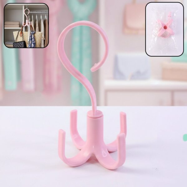 360 degree rotating multipurpose hanging organizer for wardrobe